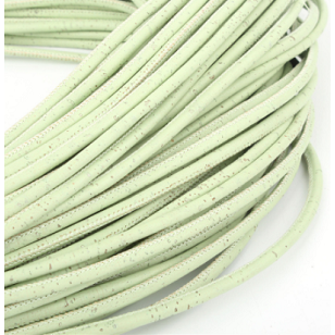 Kurk-Mintgroen-5mm-10cm